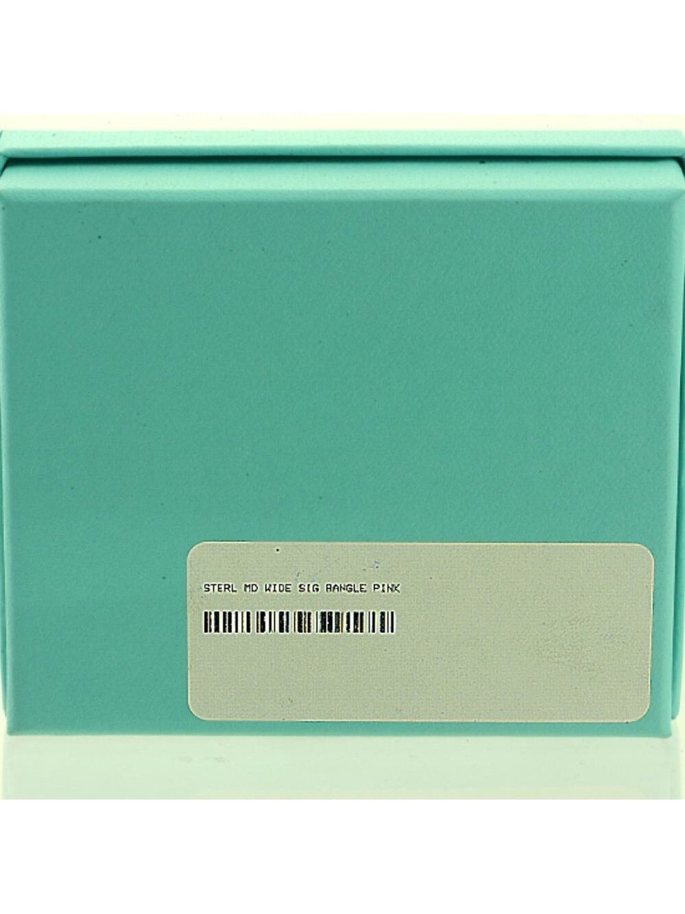 TIFFANY & CO Pink Enamel Wide Med Bangle Bracelet - Picture 3 of 6